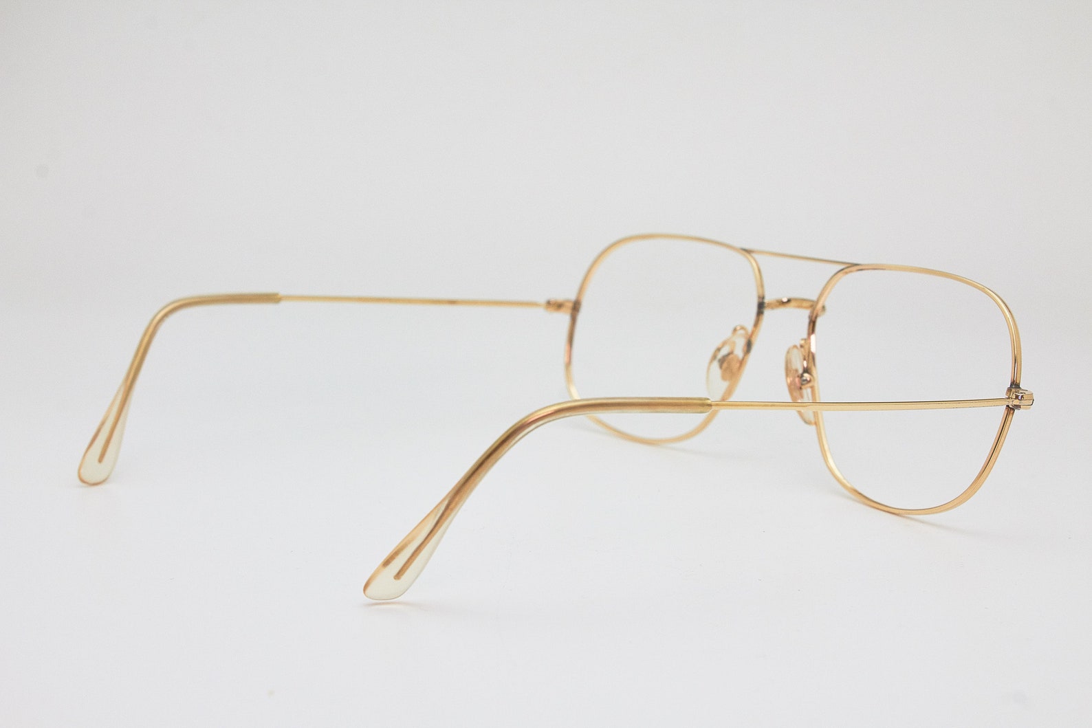 Vintage Sunglasses MOREL 5420 France Rare Gold Plated Aviator Etsy