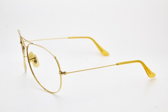 Vintage eye glasses 80s/RAY BAN Inc. 10K Gold Fil… - image 3