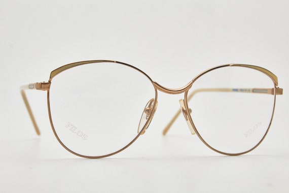 FILOS 3914 Vintage eye glasses 1980s metal plasti… - image 4