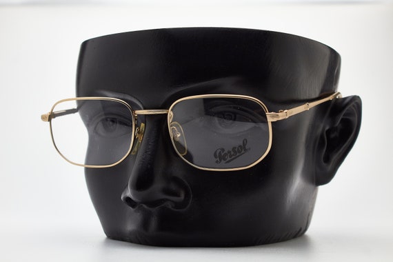 Vintage Metal Glasses Man PERSOL RATTI MAKER 52-2… - image 10