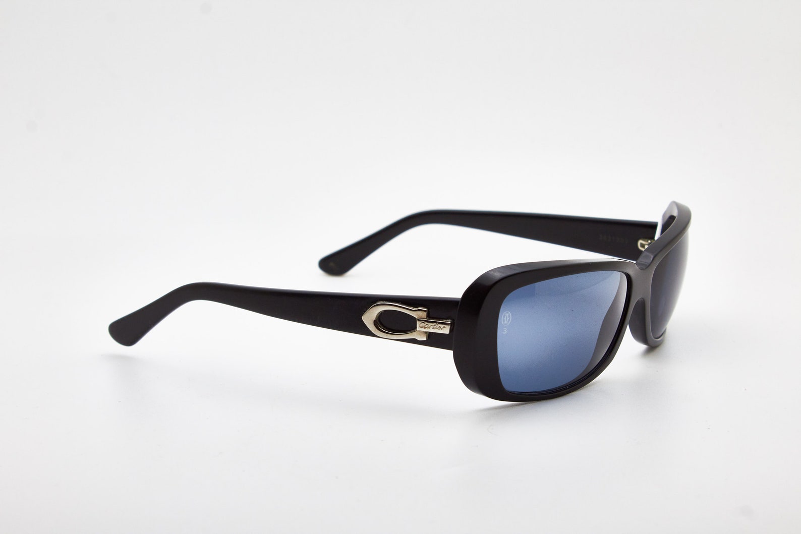 Vintage zonnebril CARTIER White Gold Verguld Frankrijk Luxe Etsy
