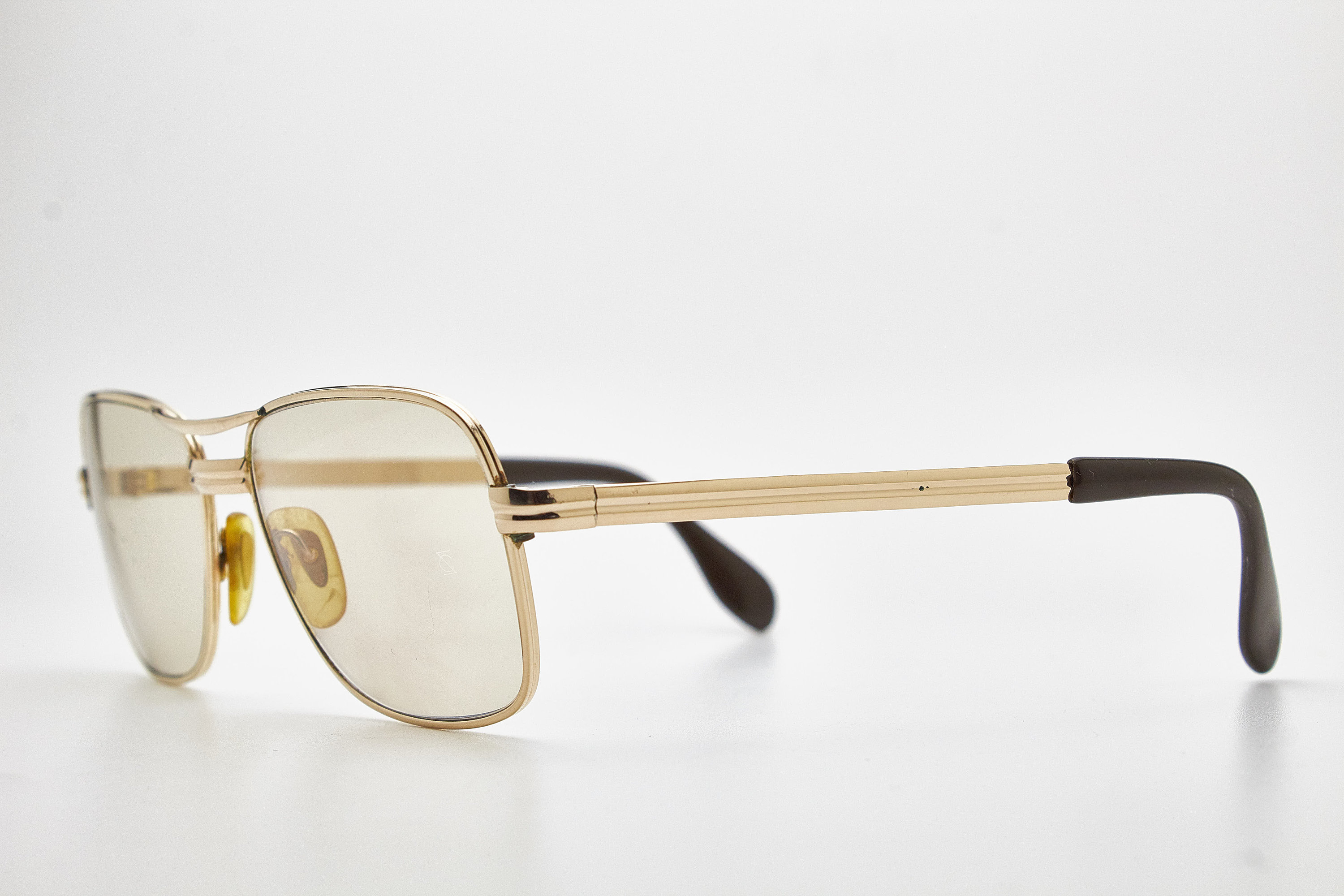 ◇12KGF vintage eyewear サーモント ブロウライン ブラック