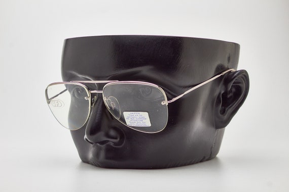 Occhiali da sole uomo vintage SAFILO UFO 1 Argento 52-15 135 Italia Occhiali  di lusso da uomo classici eleganti Occhiali da aviatore in metallo con  montatura leggera Occhiali retrò 80 -  Italia