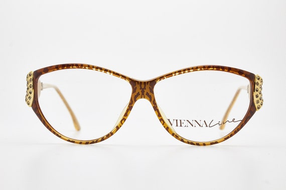 VIENNALINE 1528 Vintage eye glasses 1980s gold me… - image 1