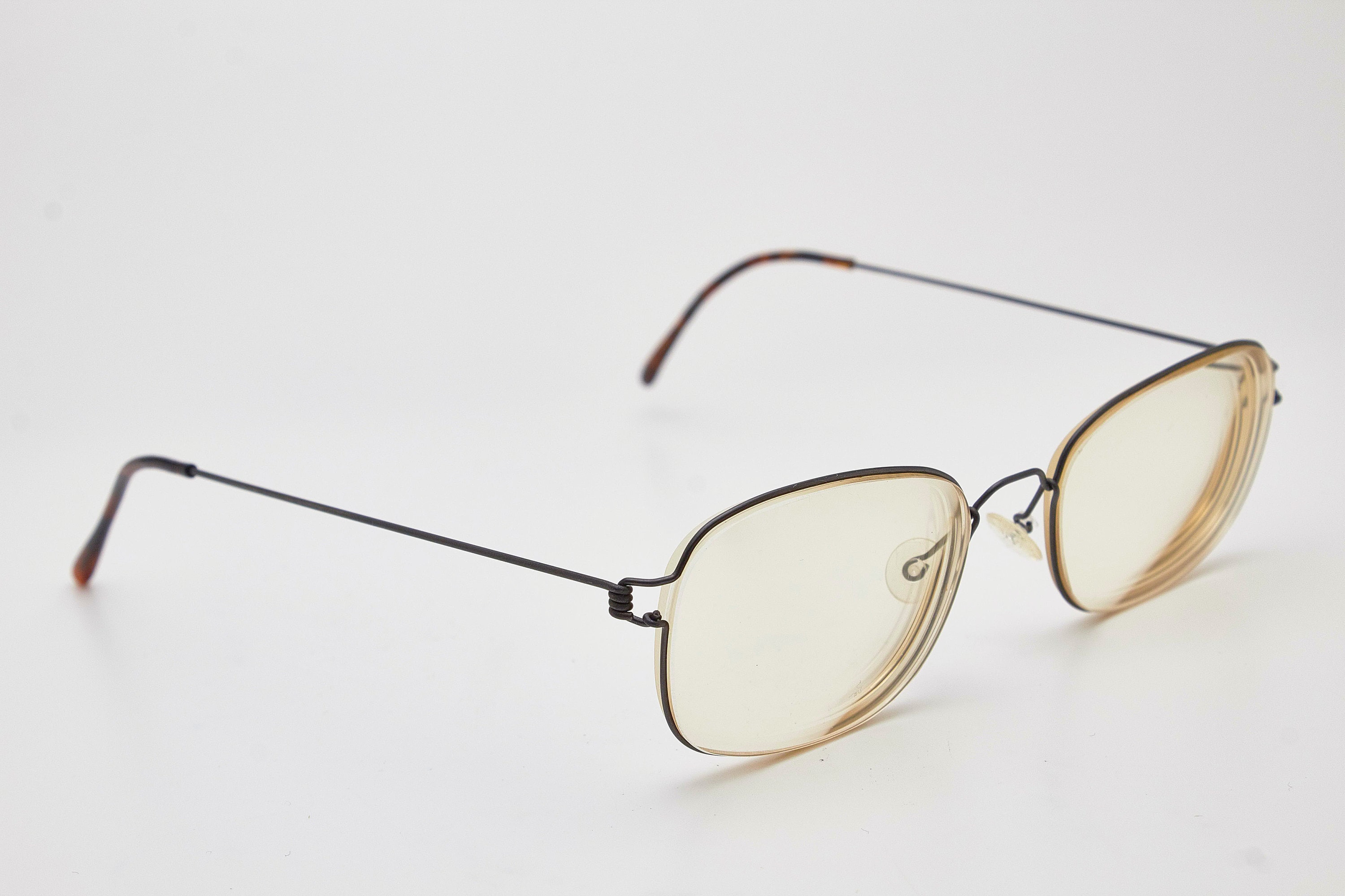 LINDBERG MARS 5220 Black Air Titanium Rim Frame Aviator Stile Etsy