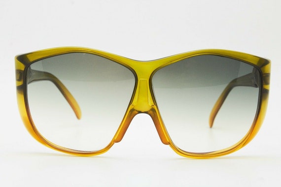 SAPHIRA 4178 Vintage eye glasses 1980s yellow ove… - image 2