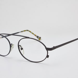 Vintage Robert Rüdger 690 Argent Or Bariolé Ovale Lunettes Monture NOS