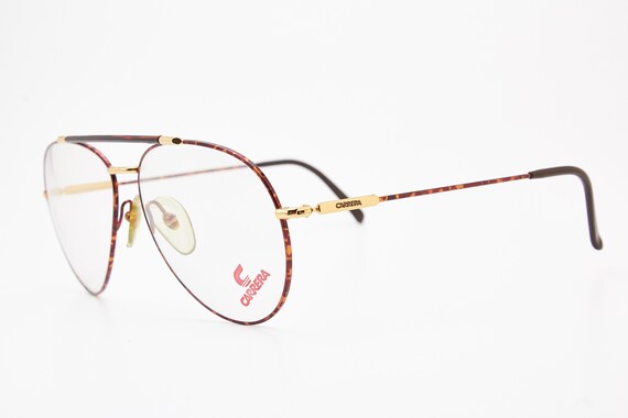 Vintage Eye Glasses 1980s CARRERA 5349 41 62-15 1… - image 3