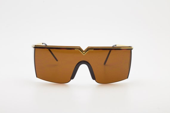 Vintage Sunglasses GIANNI VERSACE Mask Mod.S 90 0… - image 1