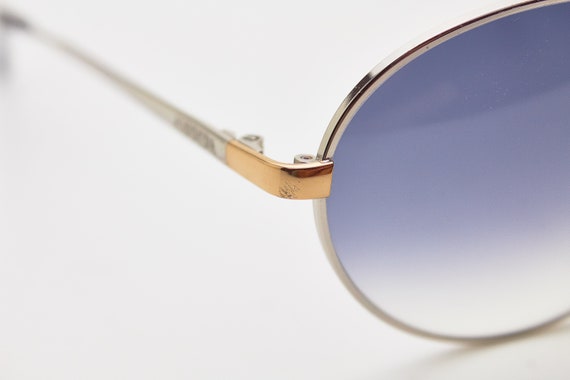 Vintage CARRERA sunglasses gold oval frame golden… - image 8