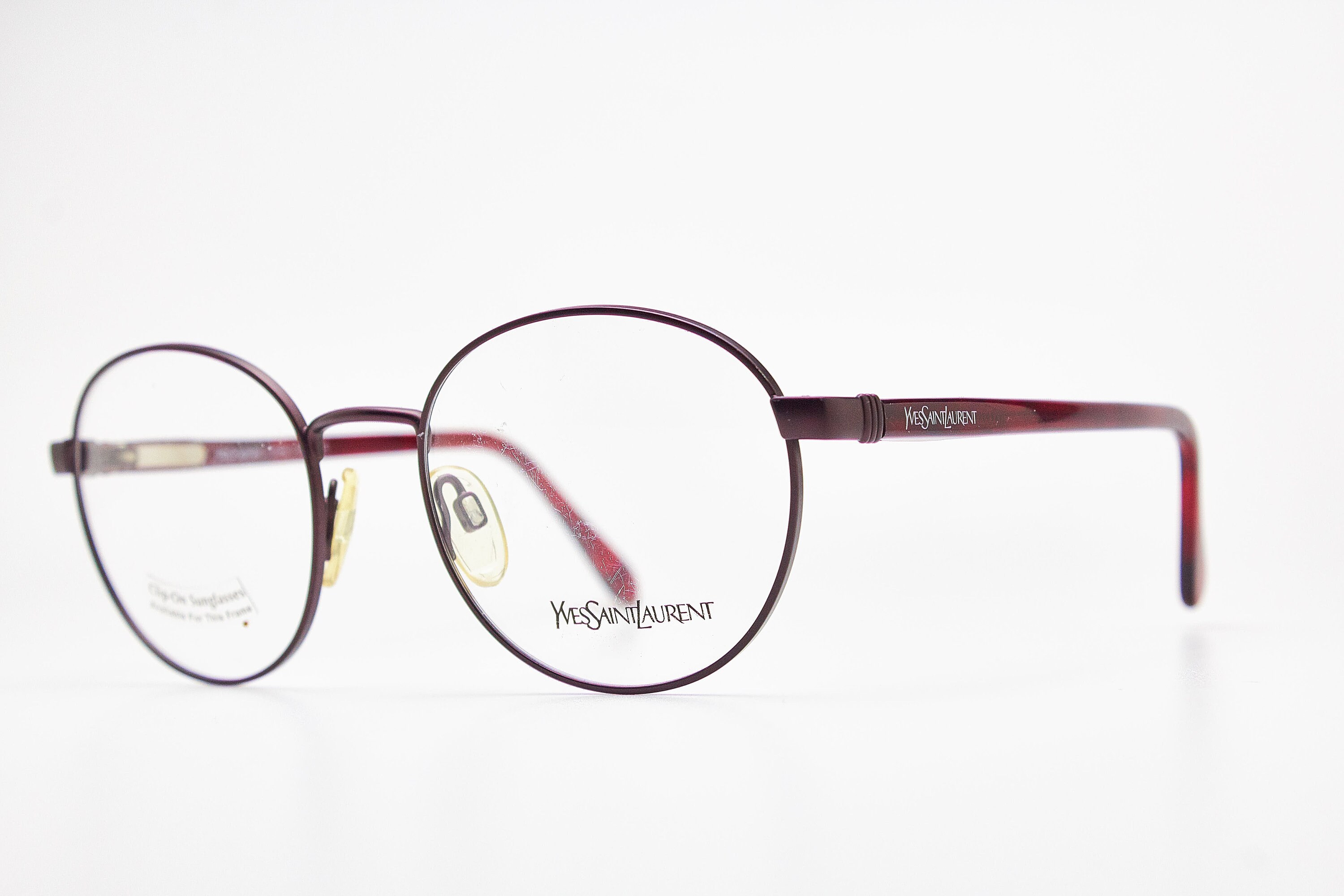 Vintage Glasses YVES SAINT Laurent 4105 Y338 Round YSL