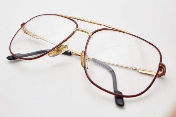 Vintage Eyewear FERRARI F26 red golden frame,vint… - image 10