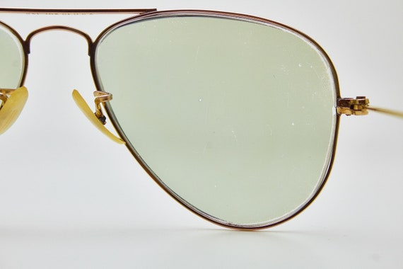 Vintage eye glasses 80s/RAY BAN AVIATOR 10KG Gold… - image 10