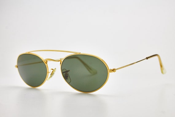 Vintage eye glasses 80s/RAY BAN W1534 Oval Bausch… - image 2