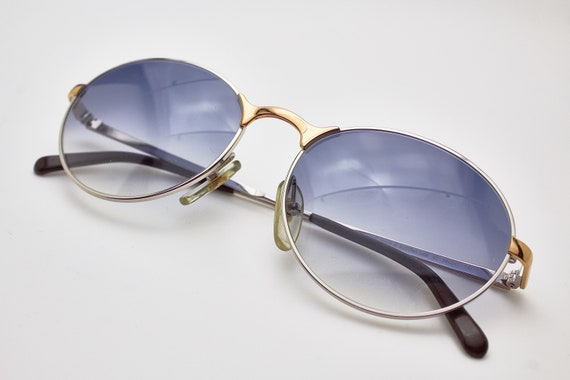 Vintage CARRERA sunglasses gold oval frame golden… - image 10