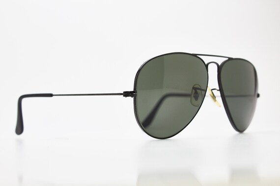 Vintage eye glasses 80s/RAY BAN AVIATOR 58 Bausch… - image 4