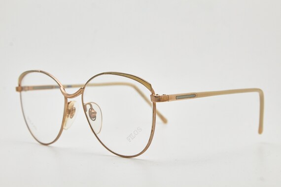 FILOS 3914 Vintage eye glasses 1980s metal plasti… - image 3