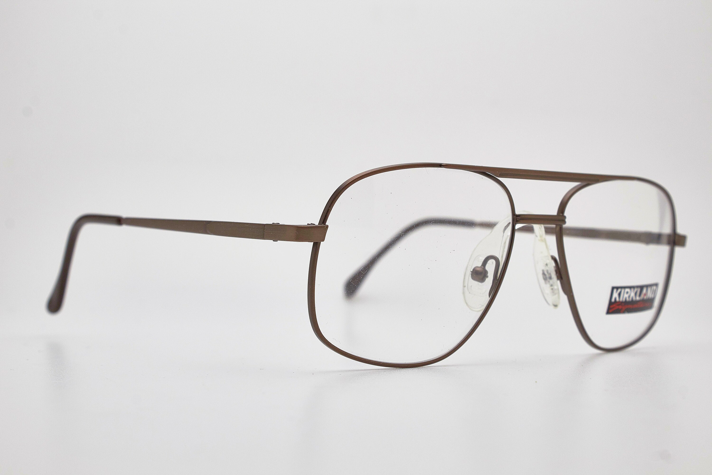 Vintage Man Glasses KIRKLAND SIGNATURE 685 Man's Square Metal