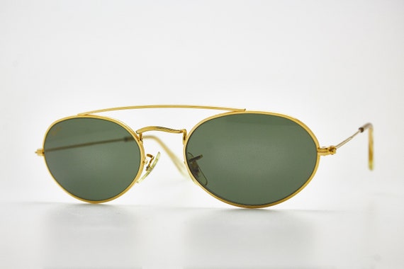 Vintage eye glasses 80s/RAY BAN W1534 Oval Bausch… - image 3
