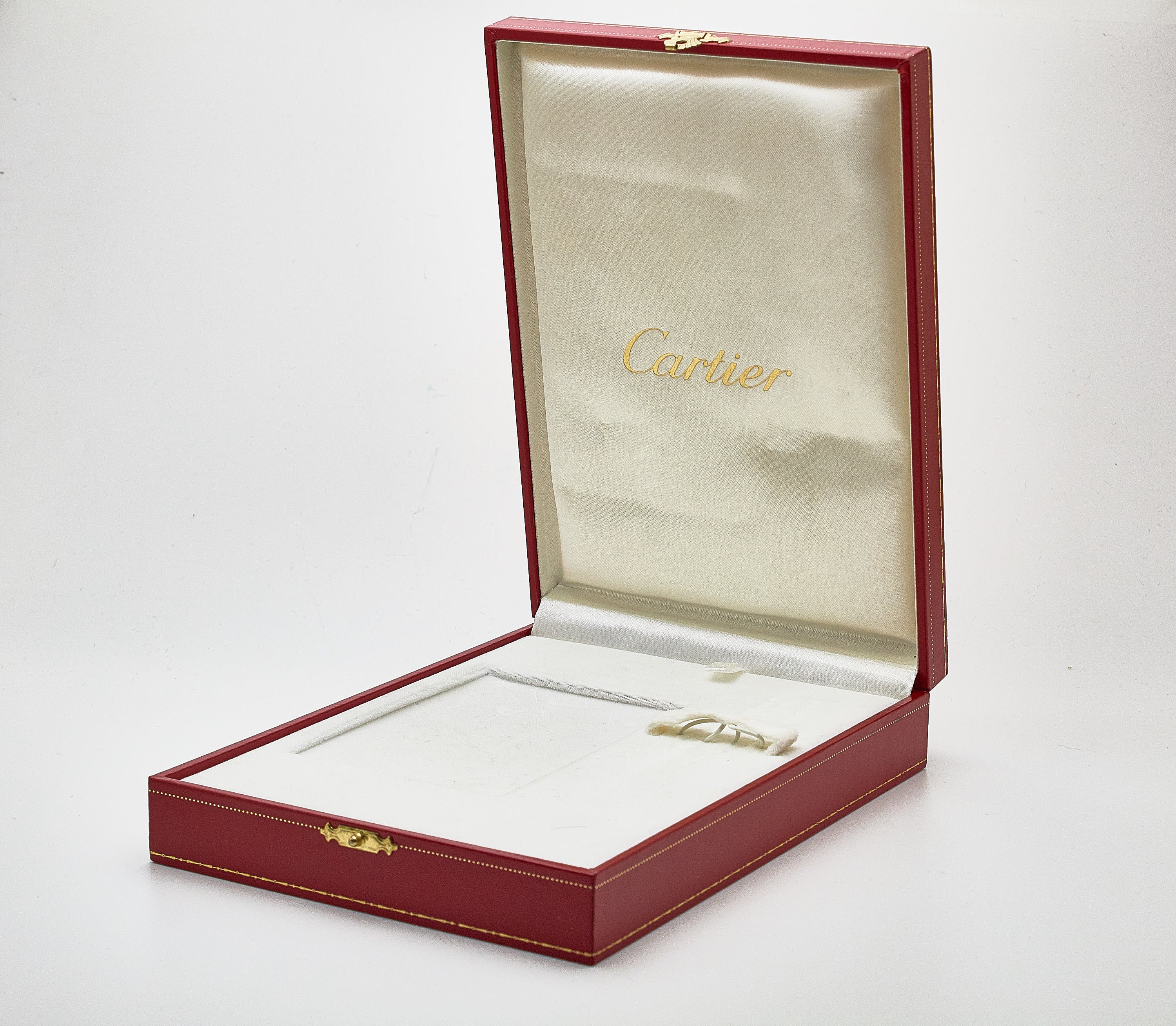 Vintage CARTIER Box CO456 Santos Bracelet Paris Red Box Vintage CARTIER Box CO456 Santos Bracelet Paris Red Box