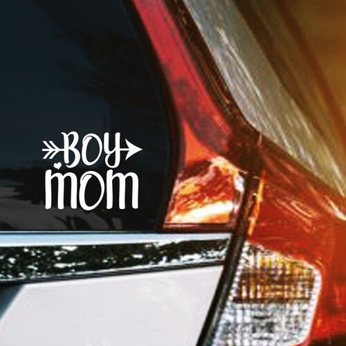 Raising Boys Car Decal Mom of Boys Bumper Sticker Etsy