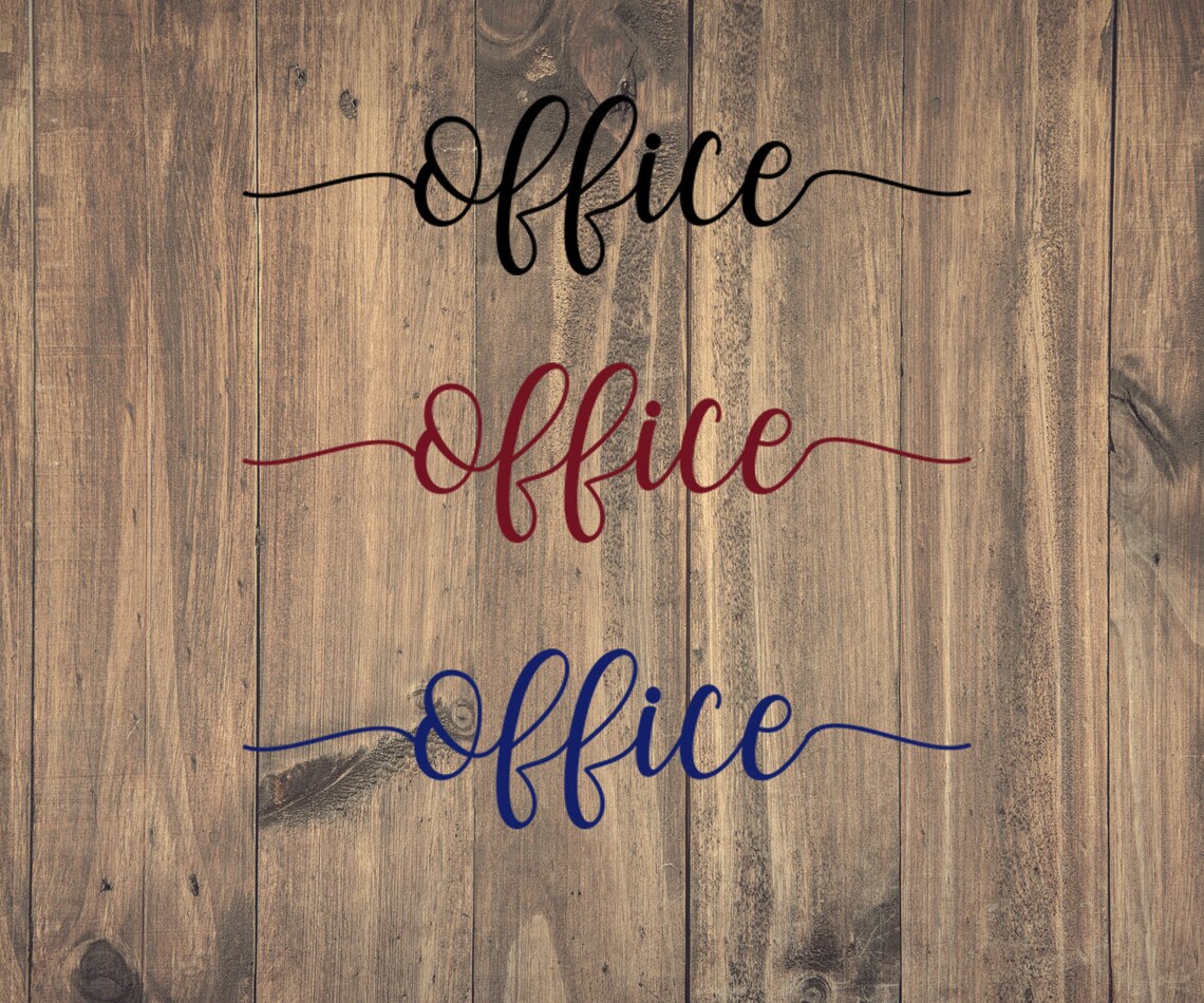 Office Door Decal Home Office Door Sticker Work From Home Etsy