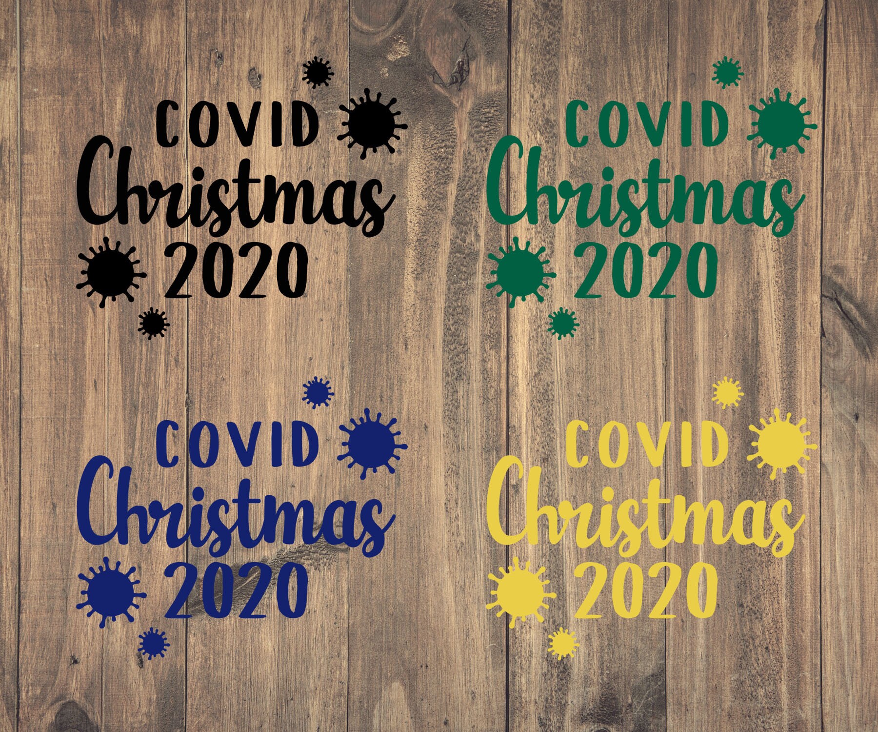 Funny Christmas 2020 Ornament Decal 2020 Pandemic Lockdown Etsy