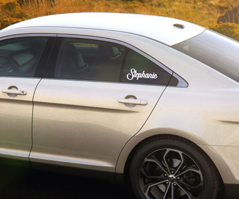 Vinyl Custom Name Decal Personalized Stickers for Bike Helmet Etsy