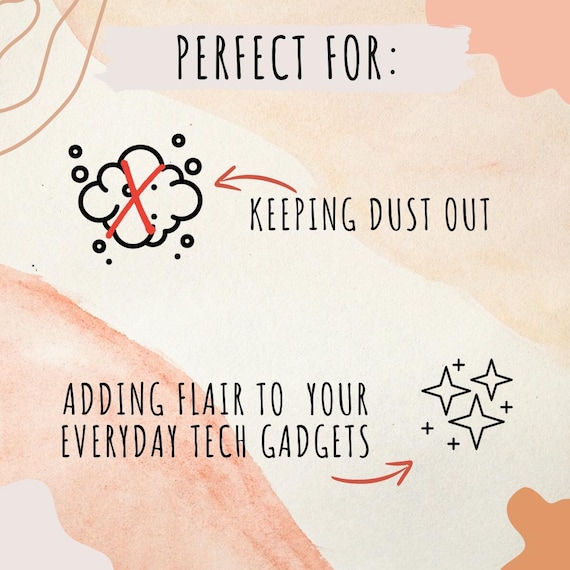 Bouchon Anti-poussiere USB Jack Android Type-C Universel Or Rose