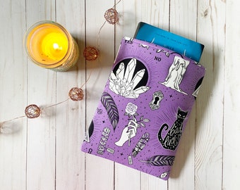 Spells Padded Book Sleeve | Book Holder | Book Protector | Book Sleeve | Bookish Gift