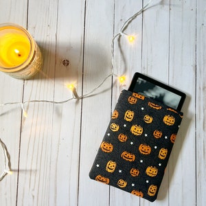 Jack O Lantern Kindle Paperwhite Sleeve | Kindle Oasis Sleeve | E-Reader Sleeve | Kindle Cover | Bookish Gift