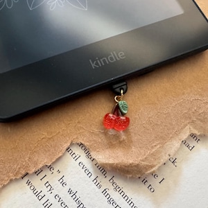 Cherry Kindle Charm | USB Type C | Anti Dust Plug | Phone Charm