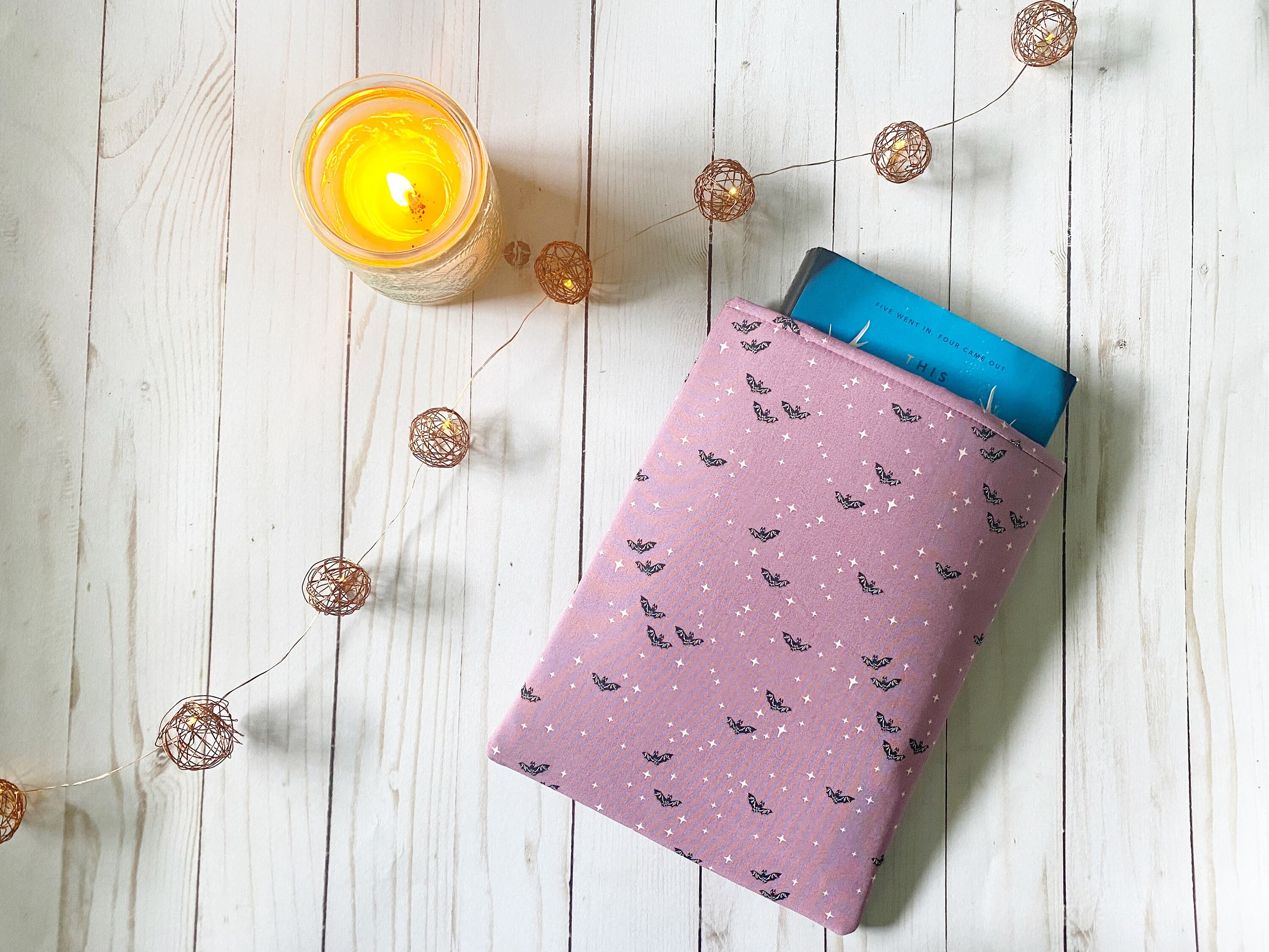 Bats Padded Book Sleeve Book Protector Book Holder Book Etsy