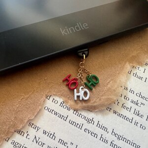 Ho Ho Ho Kindle Anhänger | USB Typ-C | Anti Dust Plug | Telefon-Anhänger