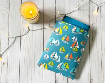 Sail Padded Book Sleeve | Book Protector | Book Holder | Bookish Gift