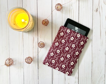 Flower Vine Kindle Paperwhite Sleeve | Kindle Oasis Sleeves | E-Reader Sleeve | Kindle Sleeve | Bookish Gift