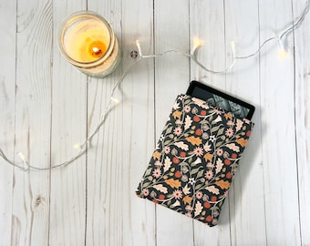 Funda para Kindle Paperwhite con diseño floral otoñal / Funda para Kindle Oasis / Funda para lector electrónico / Funda para Kindle / Regalo para amantes de los libros / Accesorios para Kindle / Premium