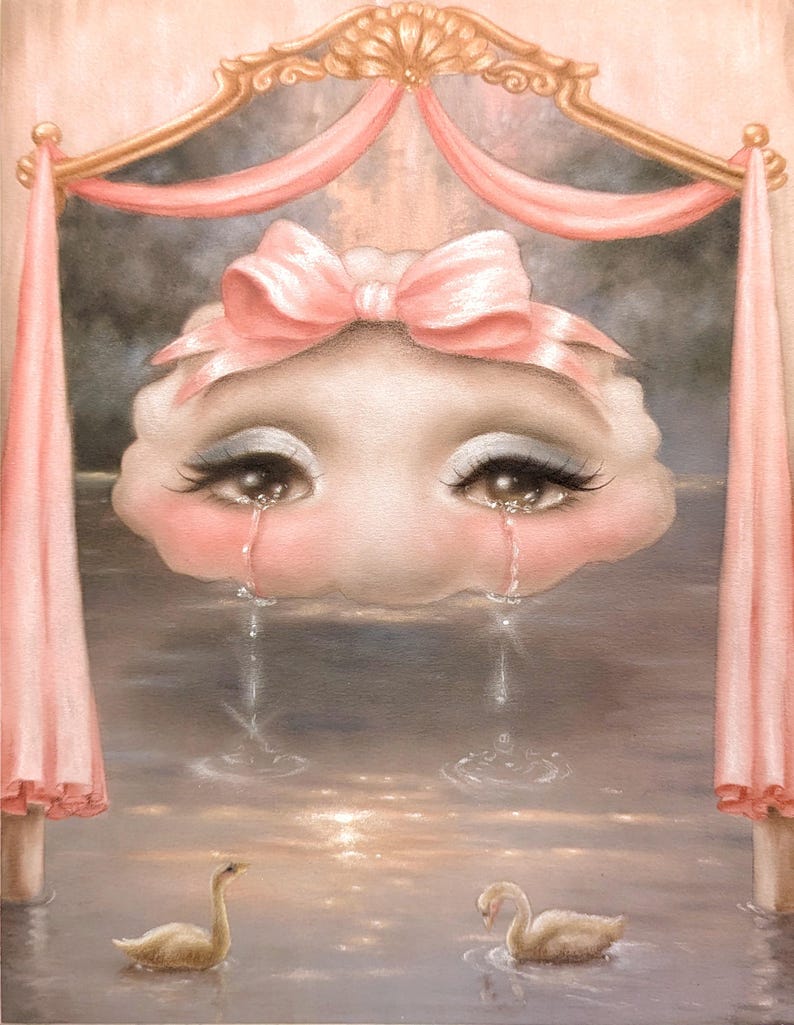 Cry Me a River - Print - Etsy