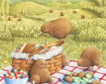 The Great Kiwi Picnic - print