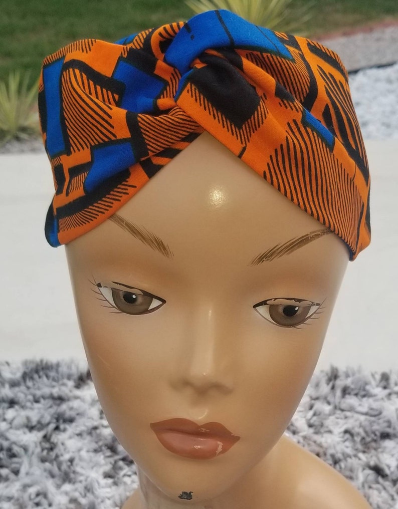 100/% cotton; Multi colored African Ankara Headband; High Quality African Fabric Headbands.
