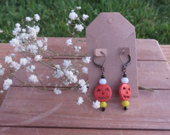 Halloween Pumpkin Earrings