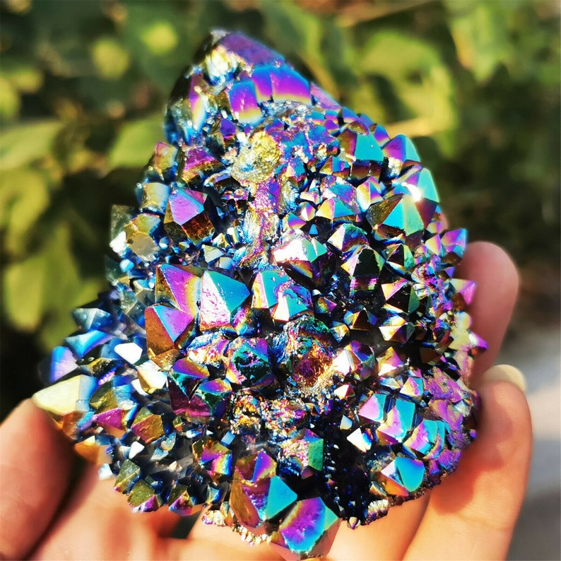 TopRare beautiful Quartz crystal vug cluster titanium mineral Etsy