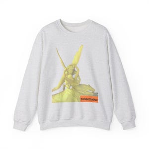 Eros and Psyche, Unisex Crewneck Sweatshirt, Unique Graphic Sweatshirt, Cozy Layering Piece, Perfect Gift for Art Lovers