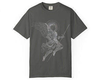 Saint Michael Archangel T-Shirt: Christian Warrior Graphic Tee