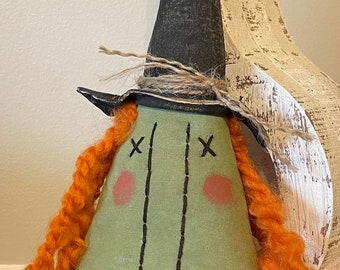 Primitive Halloween witch