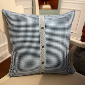 Memory Pillow Cover fits 18” pillow form.