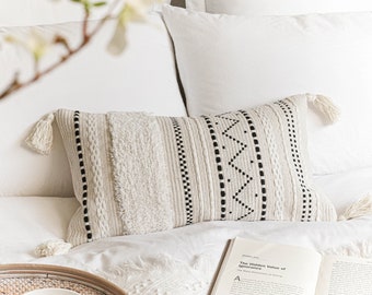 Bea Lumbar Bed Pillow in Blush – Megan Molten
