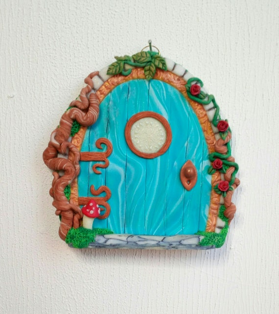 Fairy Door Wickdoor Fairy Door Handmade From Fimo Etsy