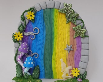 Wichteltürchen Elfe Fairydoor Fimo