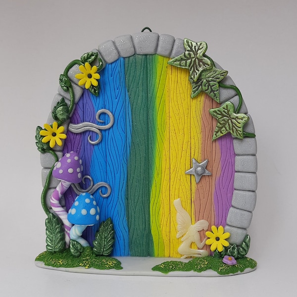 Wichteltürchen Elfe Fairydoor Fimo